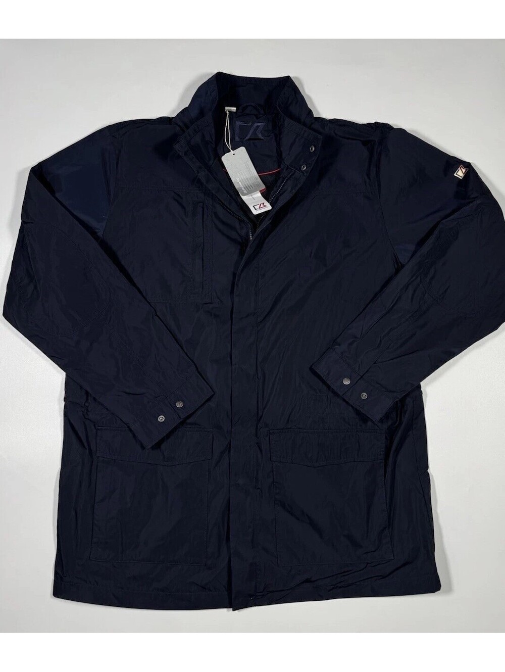 Cutter & Buck Birch Bay Field Jacket Mens XLT Navy WeatherTec NWT